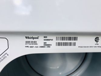 Whirlpool dryer