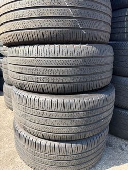 (4) 245/45R19 SET OF USED TIRES PIRELLI P ZERO 60% LIFE !!!