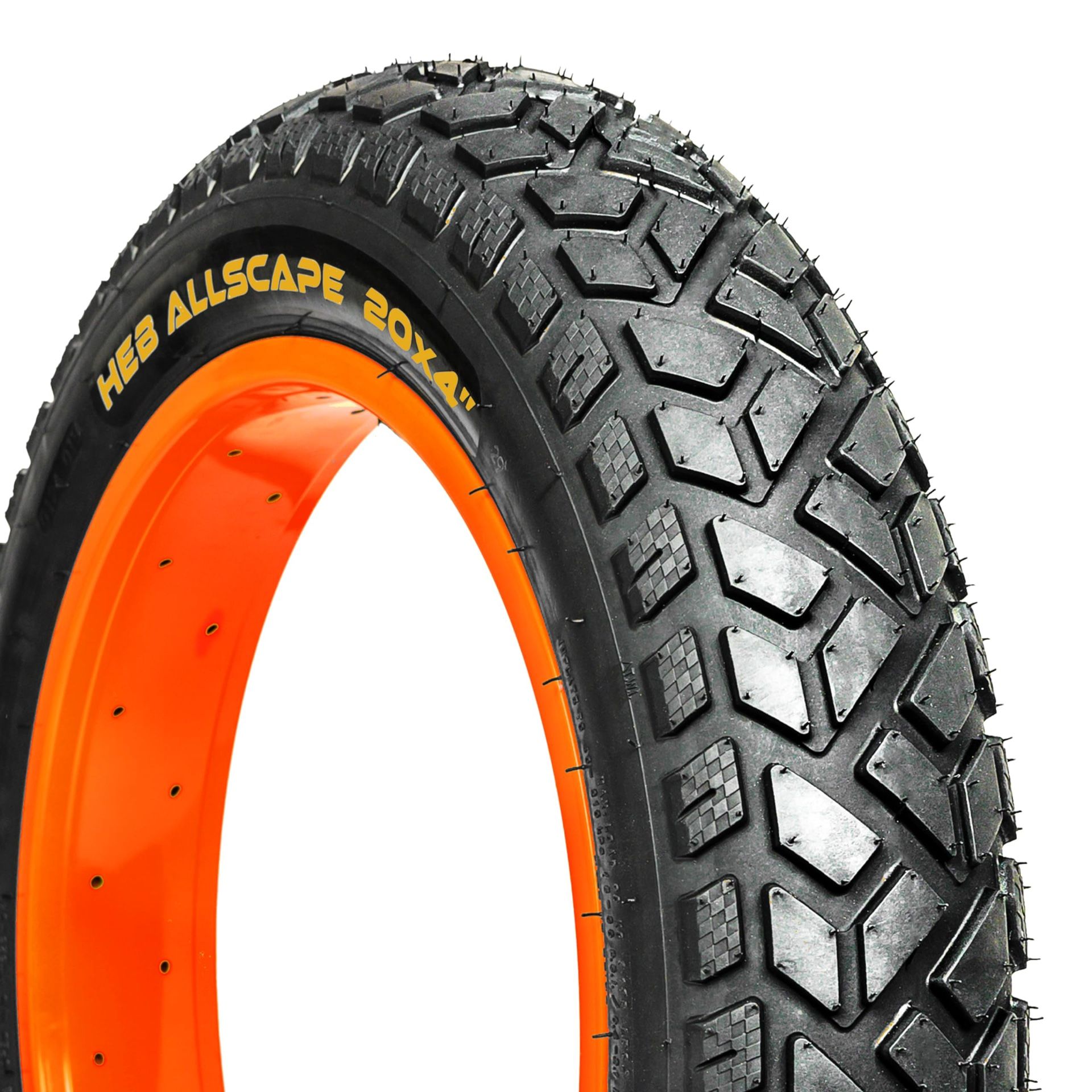 Pair of 20x4 Heavy duty All Terrain E-bike tires 
