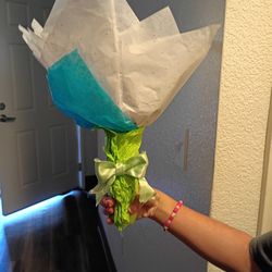 Bouquet Flowers Five Of Them Homemade