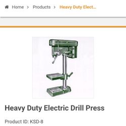 
King 10" benchtop drill press, model ksd-8
