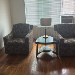 2 Fabric Chairs 
