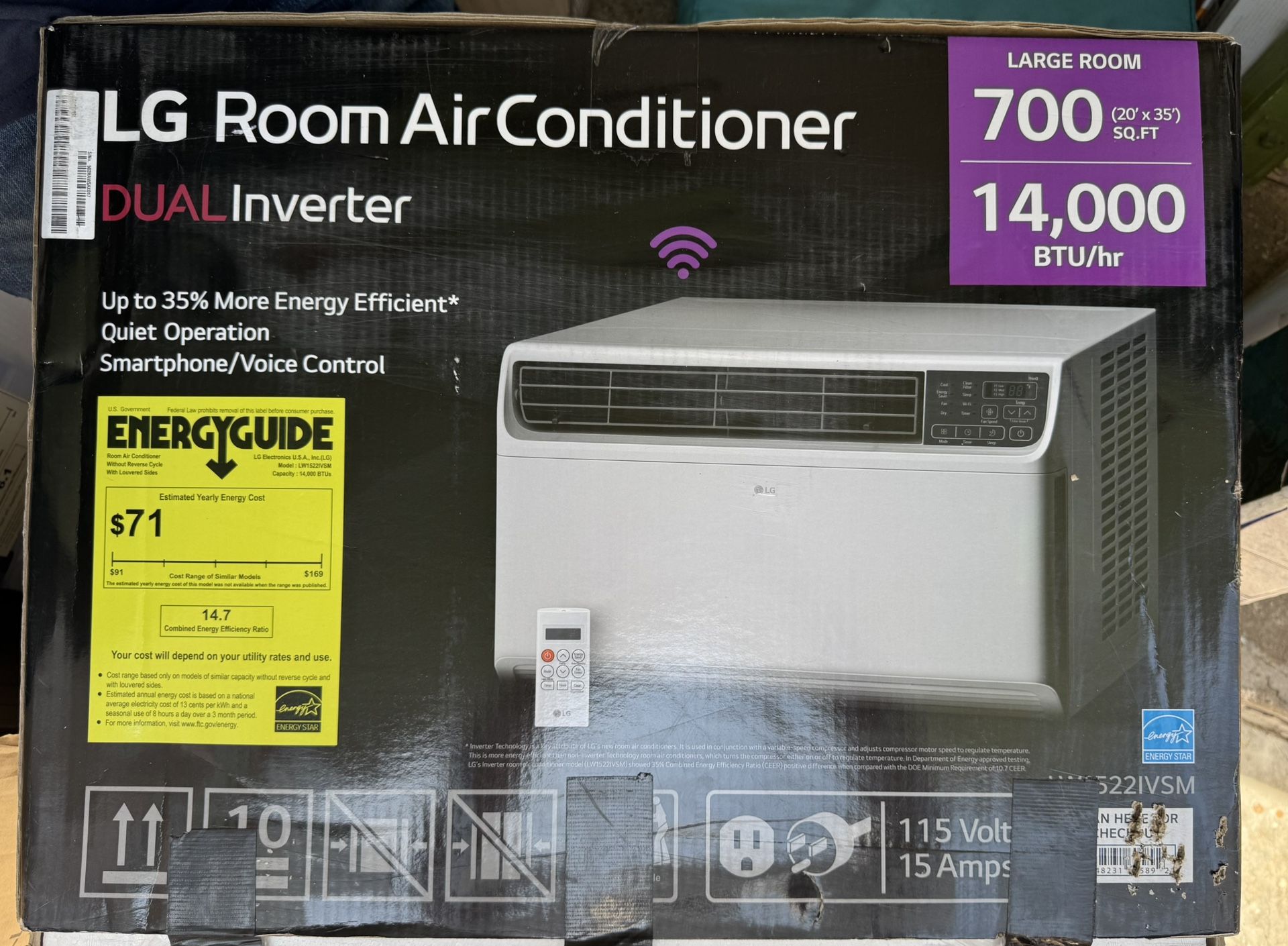 Window Air Conditioner / Aire Acondicionado de Ventana 115 Volt