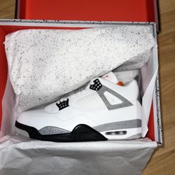 BRAND NEW NIKE AIR JORDAN RETRO 4 WHITE CEMENT SIZE 13 $270