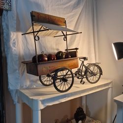 Miniature BIcycle APPLE  CART