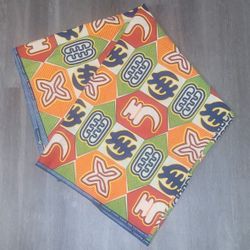 1 Yd. West African Fabric Adinkra Prints 