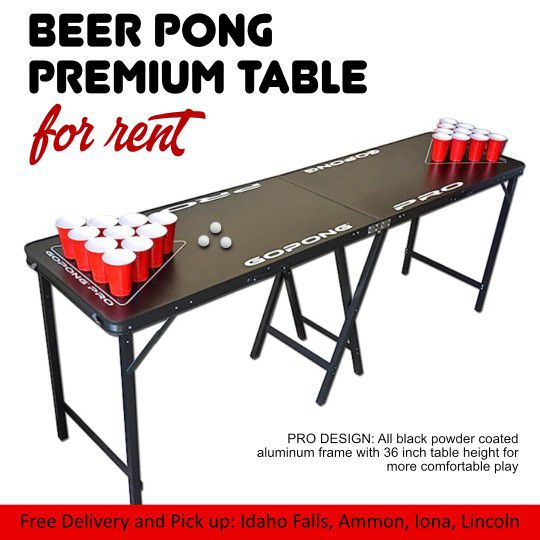 Beer Pong Premium Table for your party!