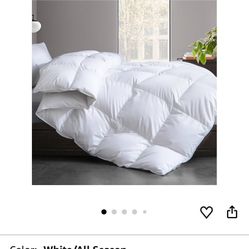 Cosybay Queen Sized Down Feather Fiber Comforter 