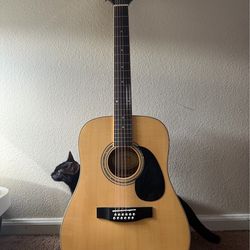 Mitchell 12-String Electric Acoustic Guitar – Barely Used – Great Condition