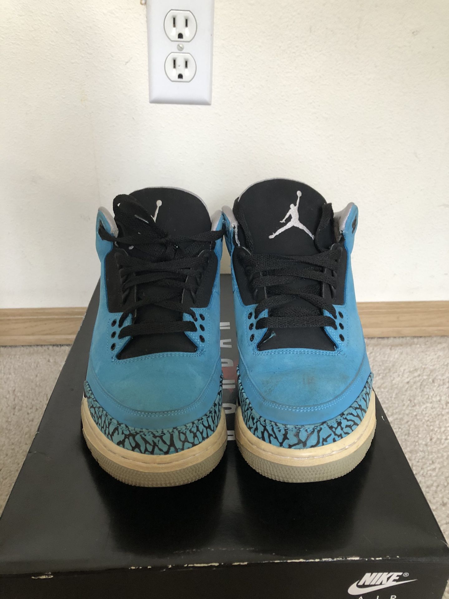 JORDAN SIZE 8 POWDER BLUE 3s