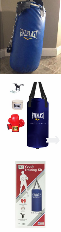 NEW Box Training Bag Kit Boxing Gloves Youth Starter Punching and Kicking Set Speed Stand Station Hand Wrapes - *↓READ↓*