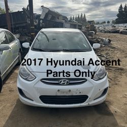 2017 Hyundai Accent Parts Only
