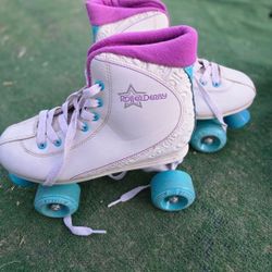 White Rollerskates