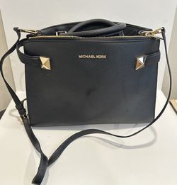Michael Kors Black leather Satchel