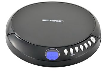Emerson Portable CD Player Bluetooth FM Radio LCD 20 Track Memory