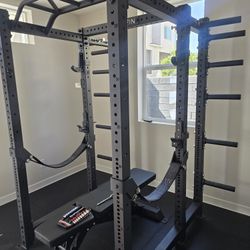 Squat Rack, Gym Equipment, Weights,  Bench Press 