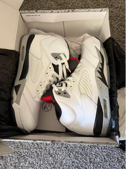 Air Jordan 5 Retro White Cement
