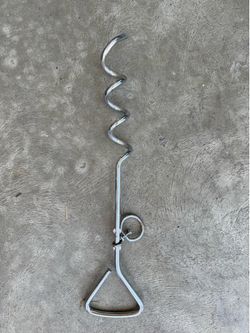 Dog tie out leash Stake