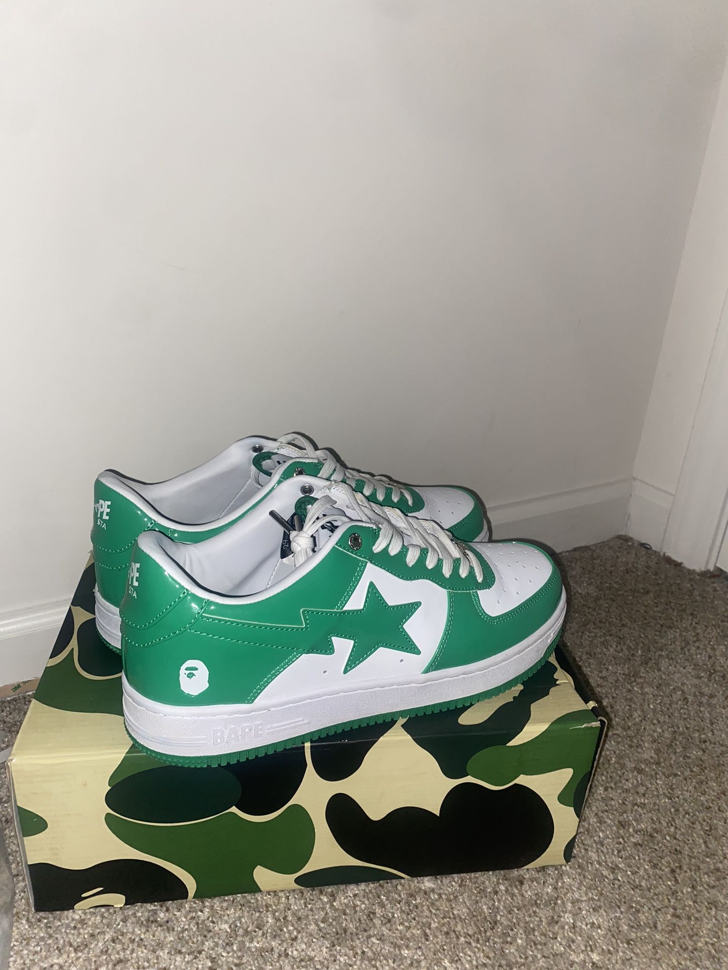 BAPE Bapesta Green