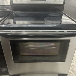 Stainless Self Clean Glass Top Stove