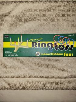 Wooden Ringtoss Game 