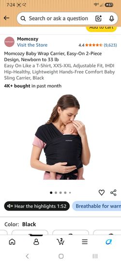 Mom cozy baby wrap