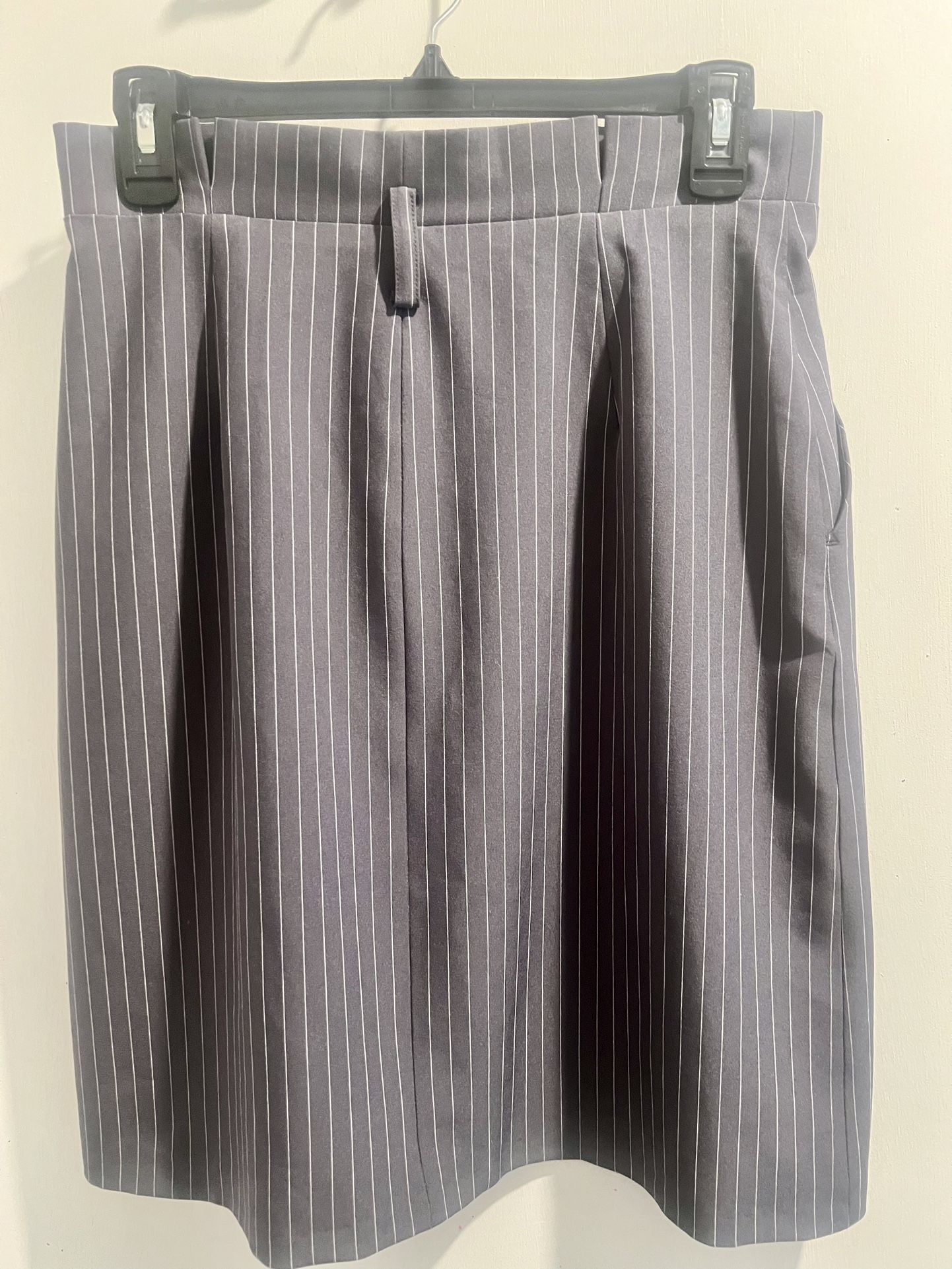 Banana Republic Pinstripe Pencil Skirt