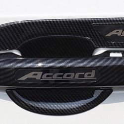 2018 Accord Carbon Fiber Door Handle Covers 