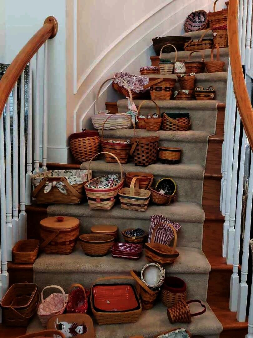 REDUCED RESELL 65 Longaberger Baskets Huge Lot All Sizes Holiday