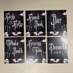 Goth Event Signs