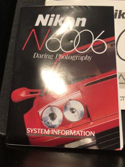 Nikon N 6006 Camera and Equipment
