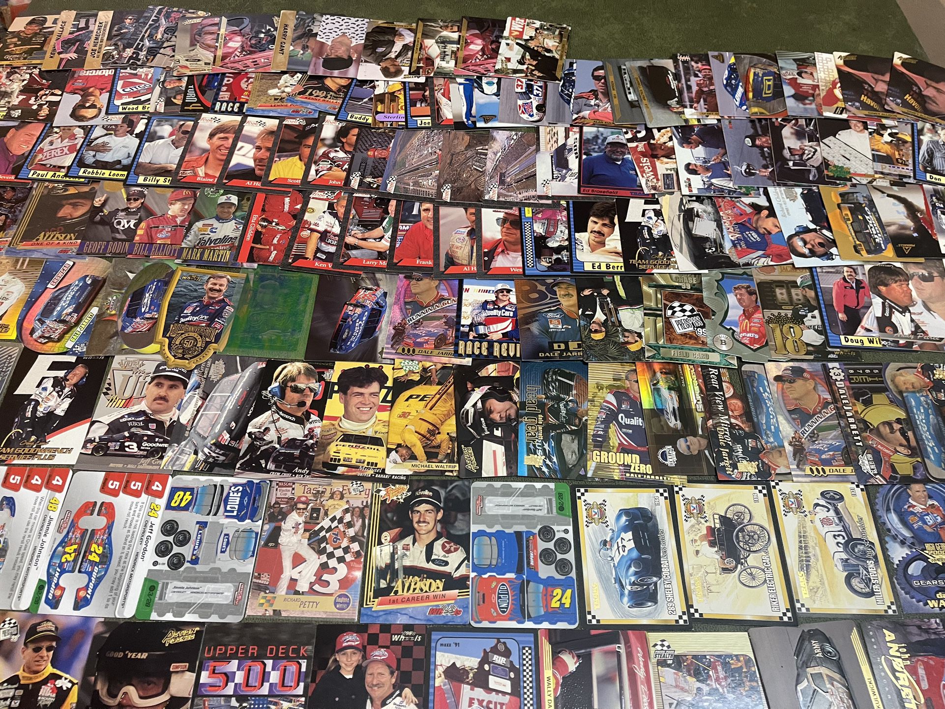 Lot Of 140 NASCAR Trading Cards