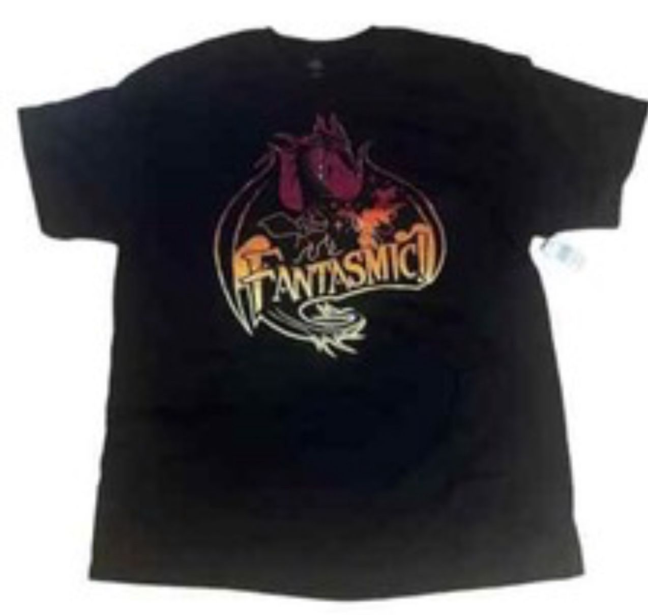 T-shirt featuring Sorcerer Mickey and Maleficent from Fantasmic. B9