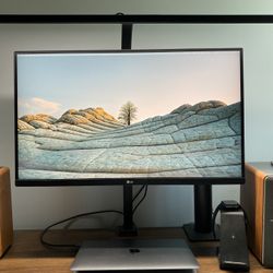 LG 27” QHD Ergo Monitor with USB Type-C
