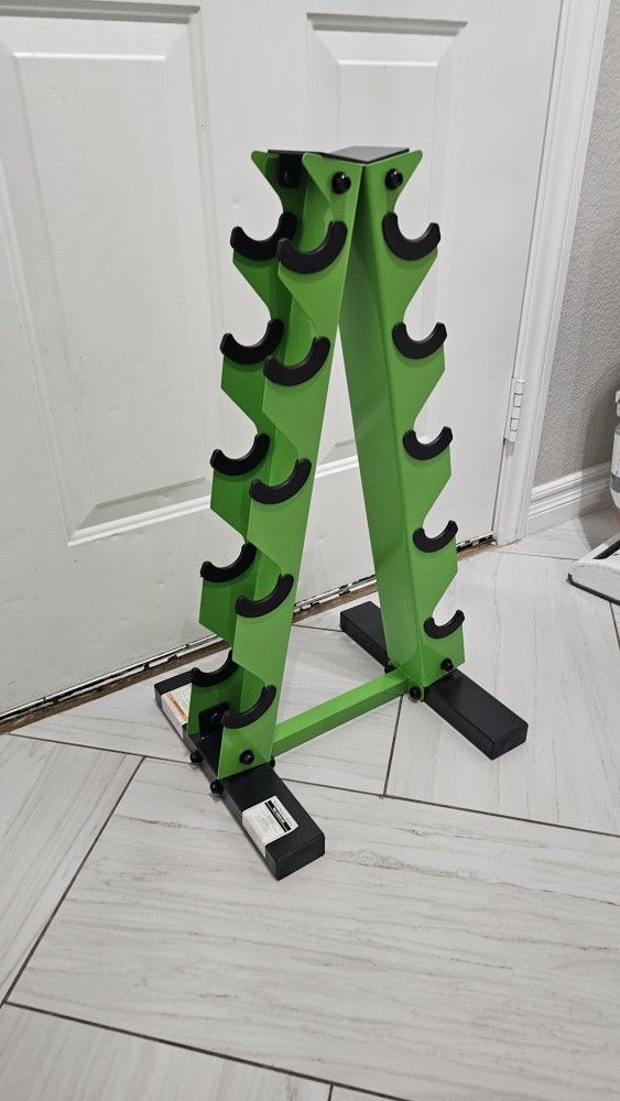 New Assembled CAP Dumbbell Weight Rack