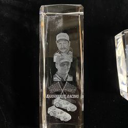 Dale Earnhardt #3  Crystal Keepsake 