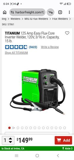 Flux core welder