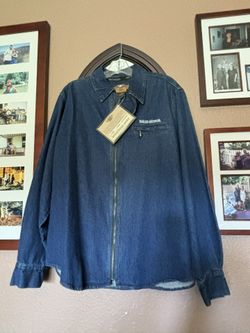 Item #28 H-D XL Shirt Denim Front Zipper Shirt Jacket