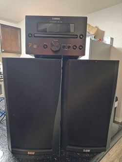 yamaha crx 332 and Bowers & Wilkins Speakers