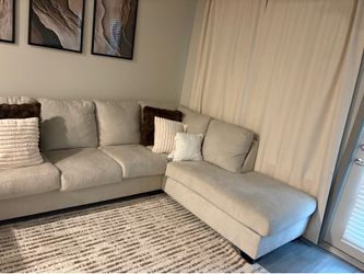 Cream Sectional