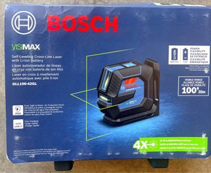 BOSCH 100 ft. Green Self Leveling Line Laser Level - Brand New