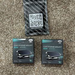 Carmount Dashboard Mount (2)/Extra Metal Plates Kit