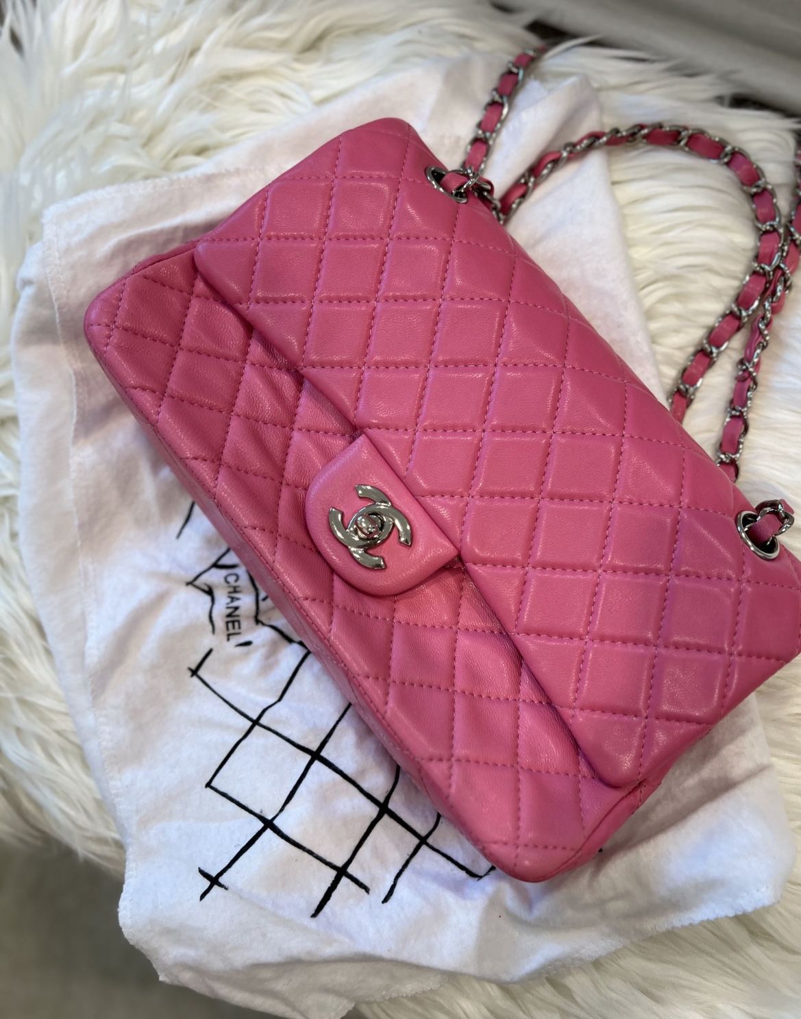 Pink Chanel Hand Bag