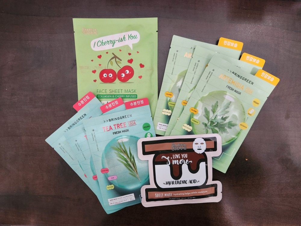 8 Face Masks - Sheet Masks