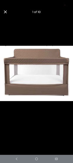 Baby Delight Lunaire Organic Full Size Crib, Organic Mocha
Airy Mesh Walls for Air Flow & Visibility, 100% GOTS Certified Organic Cotton Fabric, Tool 