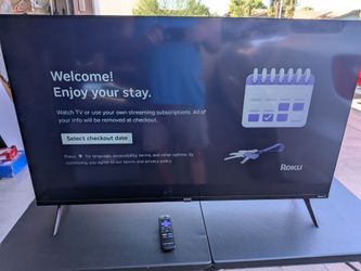 Like New 43" Onn Roku Smart TV