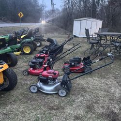 Huge Mower Sale Riders Zero Turn Push and Self Propelled  Pices Vary 
