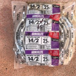 14/2 Armorlite Wire 25 FT $25