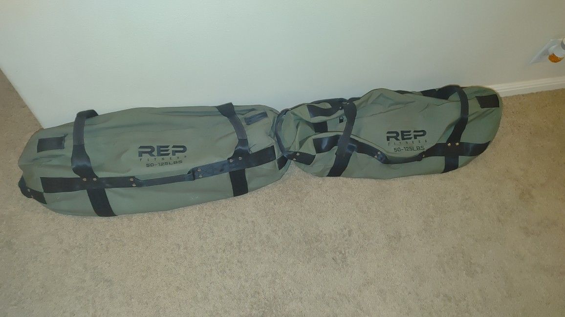 Rep Fitness Sandbags + Sand (two Bags With 3x 40lb Interiors)