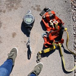 Self Retractable Life Line And Harness 